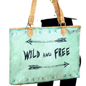 Wild & Free Monatna West Canvas Tote Bag